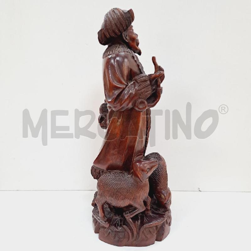 SCULTURA LEGNO ORIENTALE | Mercatino dell'Usato Latina 4