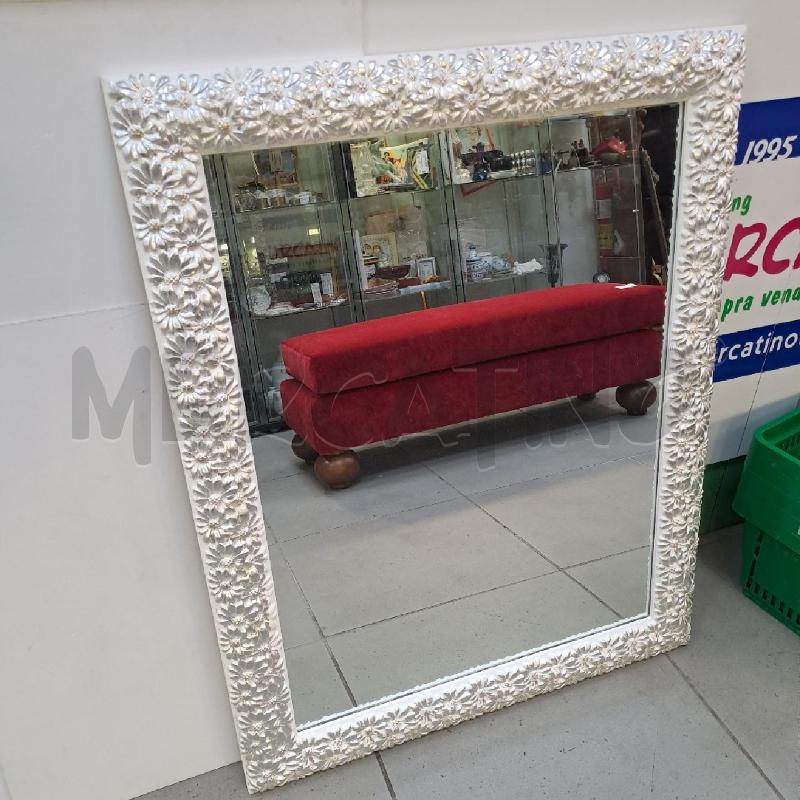 SPECCHIO CORNICE ARGENTATA MARGHERITE  | Mercatino dell'Usato Latina 1