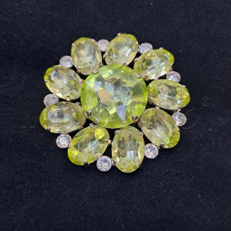 SPILLA STRASS VERDI MAX MARA | Mercatino dell'Usato Latina 1