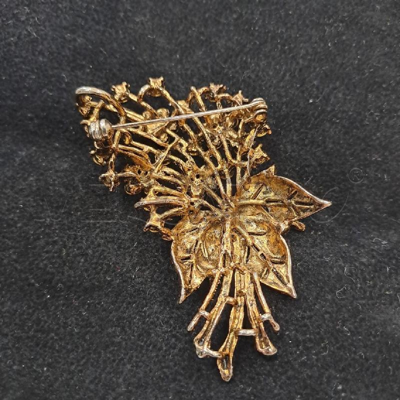 SPILLA  COL BRONZO CON CRISTALLI | Mercatino dell'Usato Latina 2