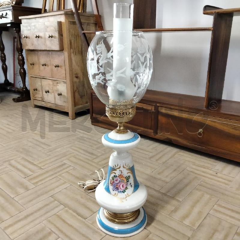 ABAT JOUR BASE CERAMICA D. FIORI | Mercatino dell'Usato Viareggio 1