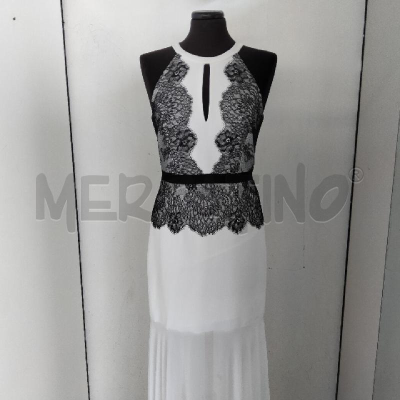ABITO DONNA BIANCO PIZZO NERO MAX AZRIA | Mercatino dell'Usato Viareggio 1