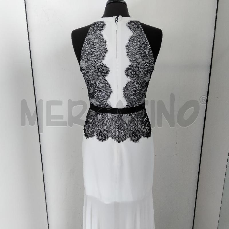 ABITO DONNA BIANCO PIZZO NERO MAX AZRIA | Mercatino dell'Usato Viareggio 4