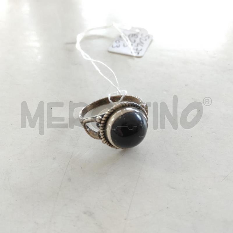 ANELLO DONNA PIETRA NERA | Mercatino dell'Usato Viareggio 1