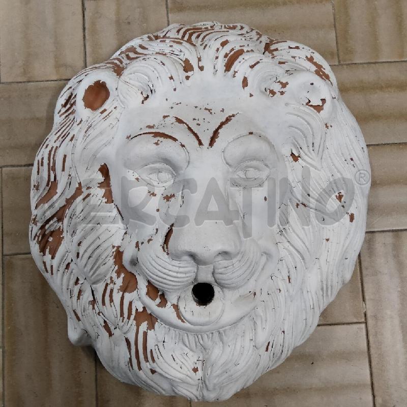 FONTANA TESTA LEONE TERRACOTTA | Mercatino dell'Usato Viareggio 1