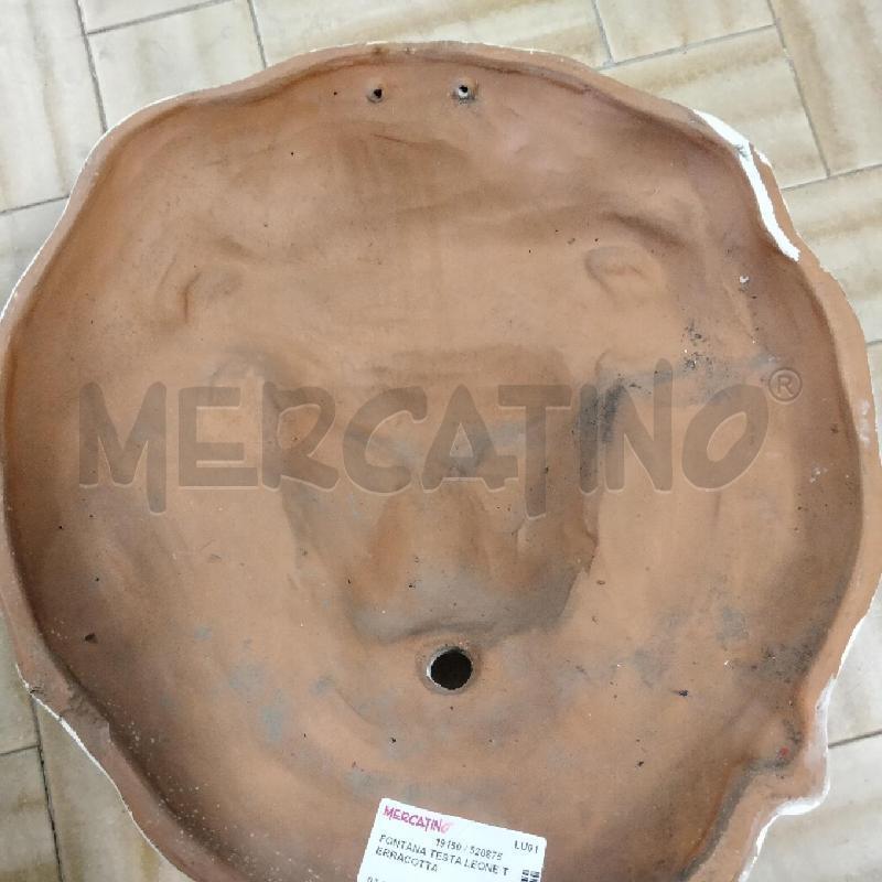 FONTANA TESTA LEONE TERRACOTTA | Mercatino dell'Usato Viareggio 3