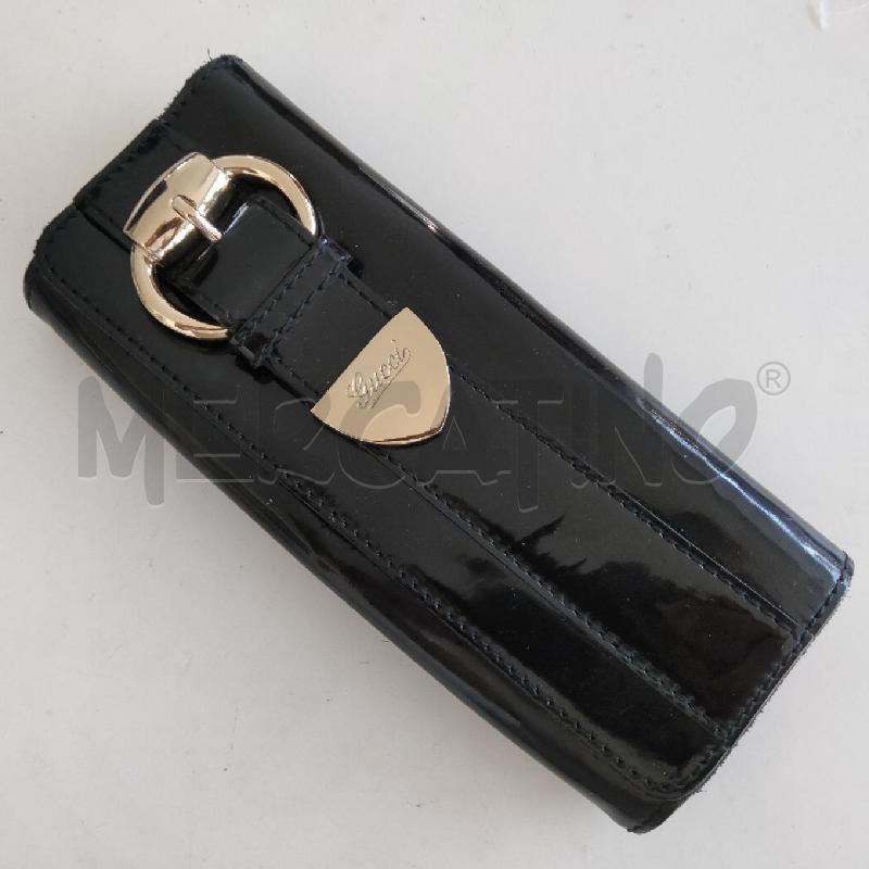 POCHETTE VERNICE NERA GUCCI | Mercatino dell'Usato Viareggio 1