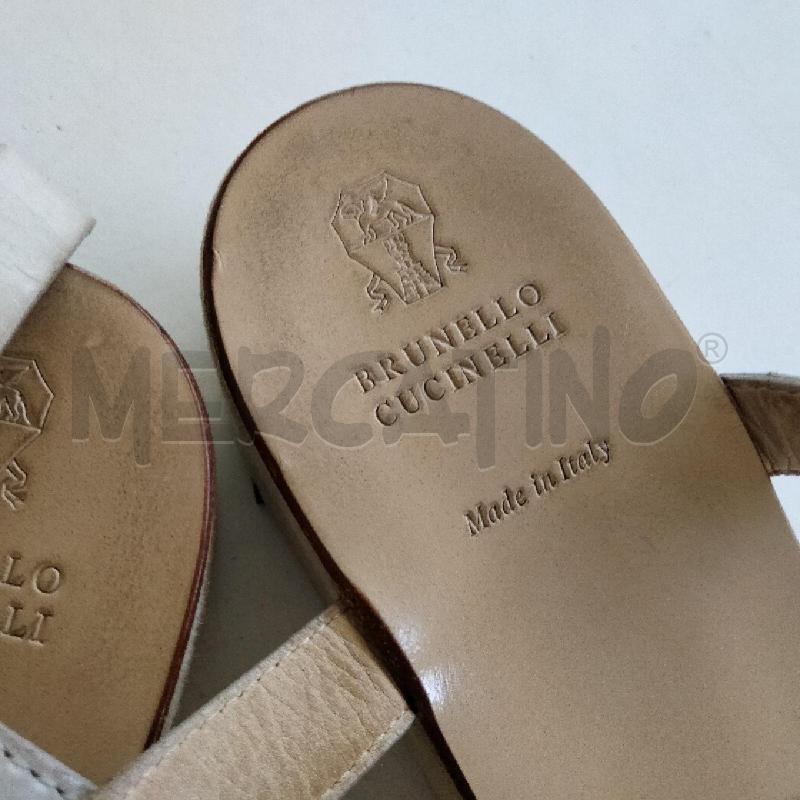 SANDALI DONNA BEIGE BRUNELLO CUCINELLI | Mercatino dell'Usato Viareggio 3