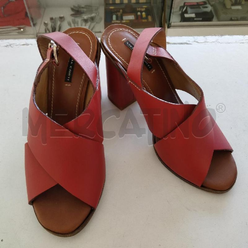 SANDALI DONNA ROSSI LIVIANA CONTI | Mercatino dell'Usato Viareggio 1