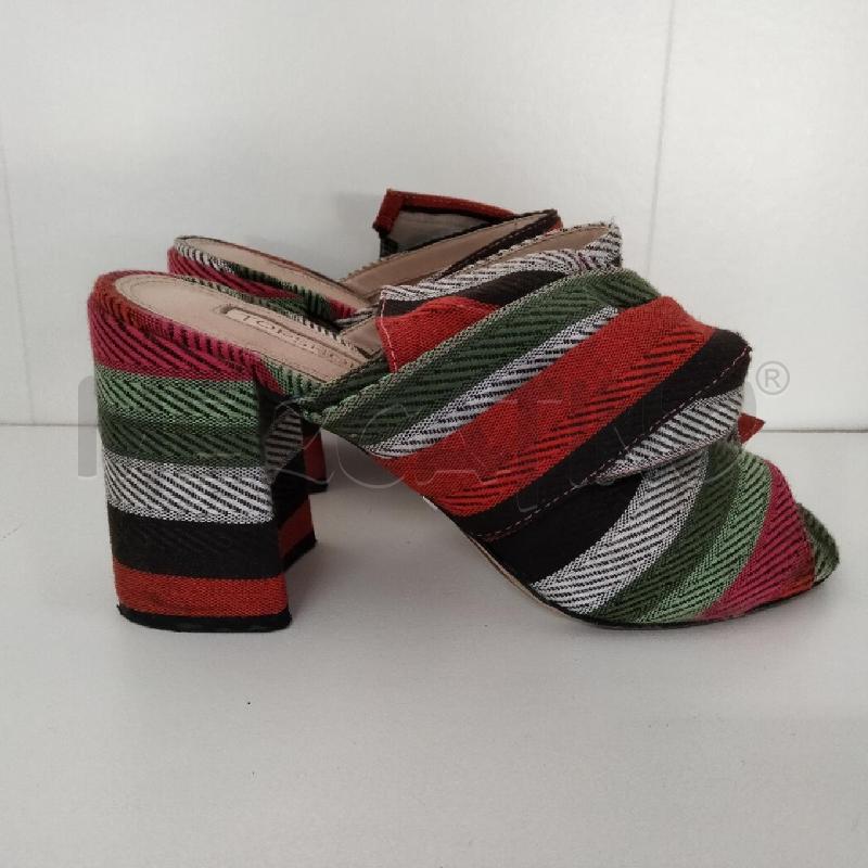 SANDALI DONNA TESSUTO RIGATO TOPSHOP | Mercatino dell'Usato Viareggio 2
