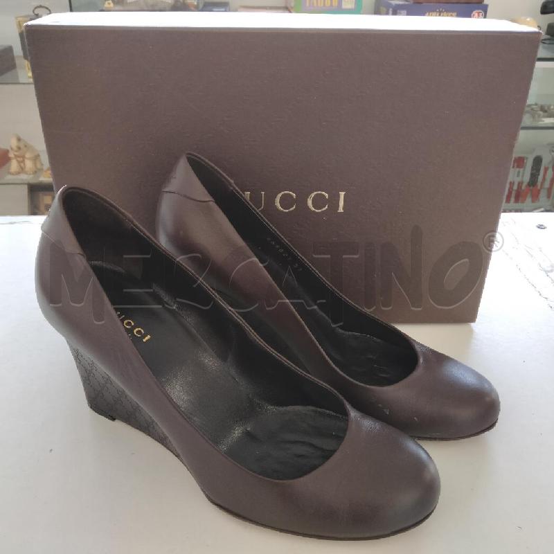 SCARPE DONNA MARRONI GUCCI | Mercatino dell'Usato Viareggio 1
