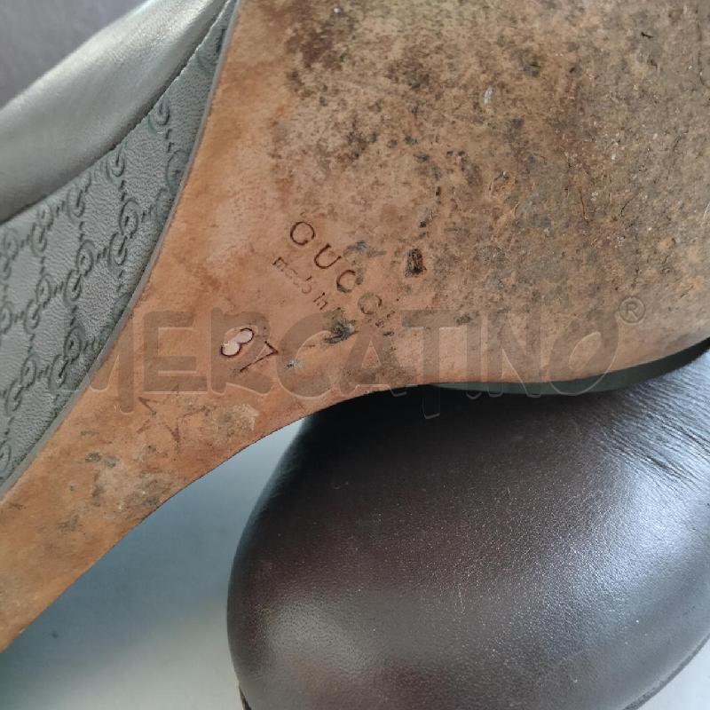 SCARPE DONNA MARRONI GUCCI | Mercatino dell'Usato Viareggio 4