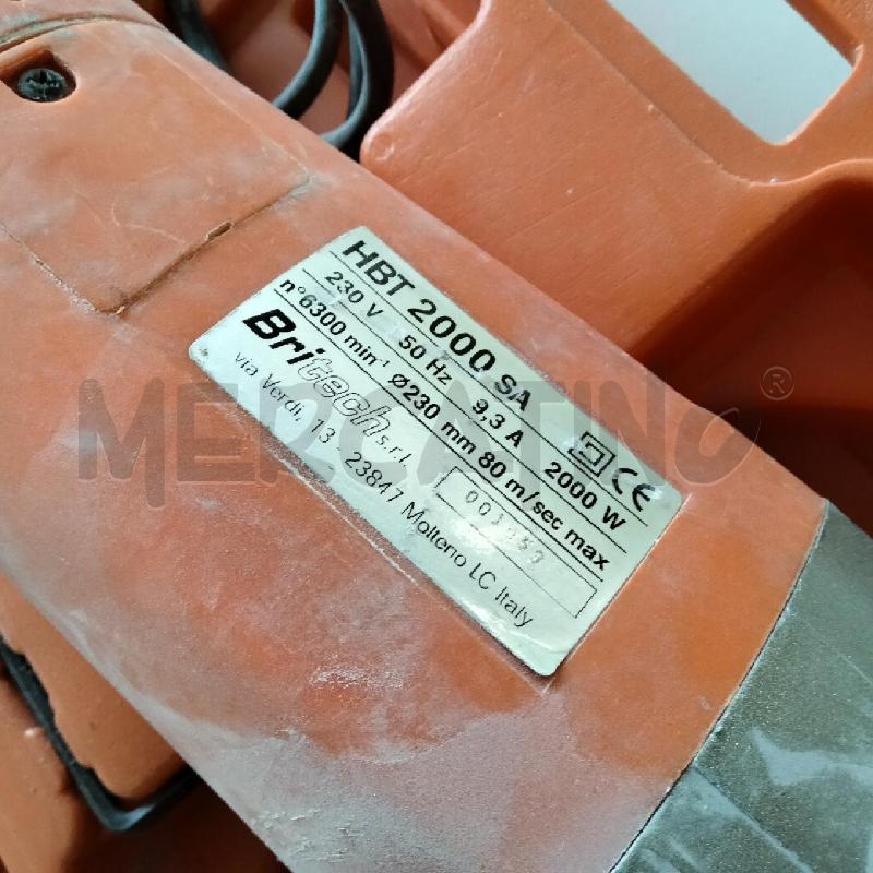 SMERIGLIATRICE ANGOLARE BRITECH 2000W | Mercatino dell'Usato Viareggio 3