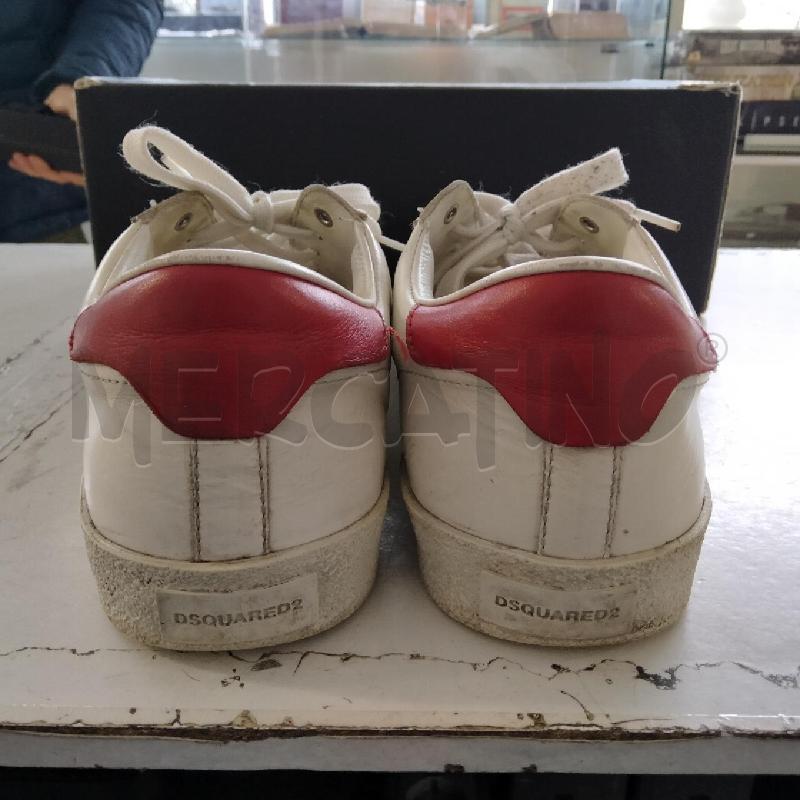 SNEAKERS BIANCHE DSQUARED2 ICON | Mercatino dell'Usato Viareggio 3