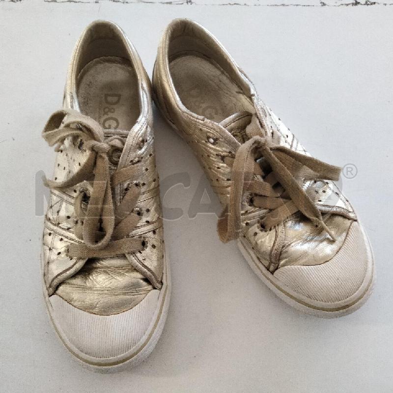 SNEAKERS DONNA DORATE DOLCE&GABBANA | Mercatino dell'Usato Viareggio 1