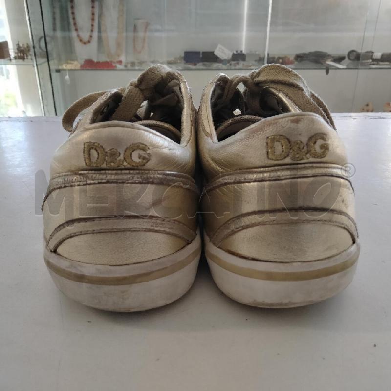 SNEAKERS DONNA DORATE DOLCE&GABBANA | Mercatino dell'Usato Viareggio 3