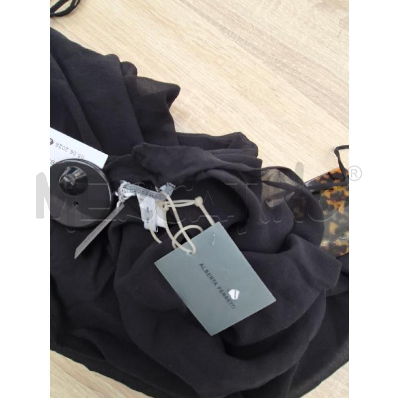 ABITO DONNA COPRICOSTUME ALBERTA FERRETTI SETA NERO TG 42 | Mercatino dell'Usato Arcore 3