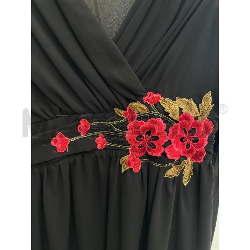 ABITO DONNA ELISA LANDRI NERO ROSA  | Mercatino dell'Usato Arcore 3