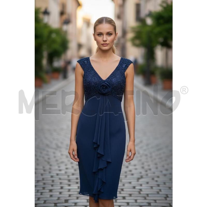 ABITO DONNA LUISA SPAGNOLI BLU PAILLETTES  | Mercatino dell'Usato Arcore 1