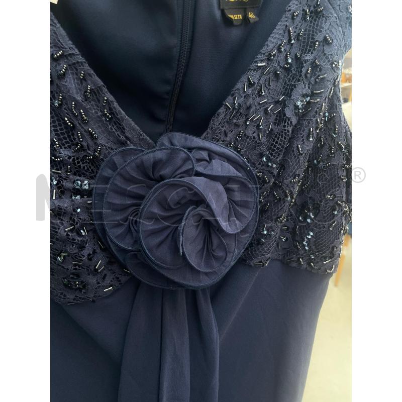ABITO DONNA LUISA SPAGNOLI BLU PAILLETTES  | Mercatino dell'Usato Arcore 3