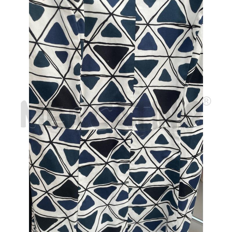 ABITO DONNA MAX& CO FANTASIA TRIANGOLI BLU TG S | Mercatino dell'Usato Arcore 3