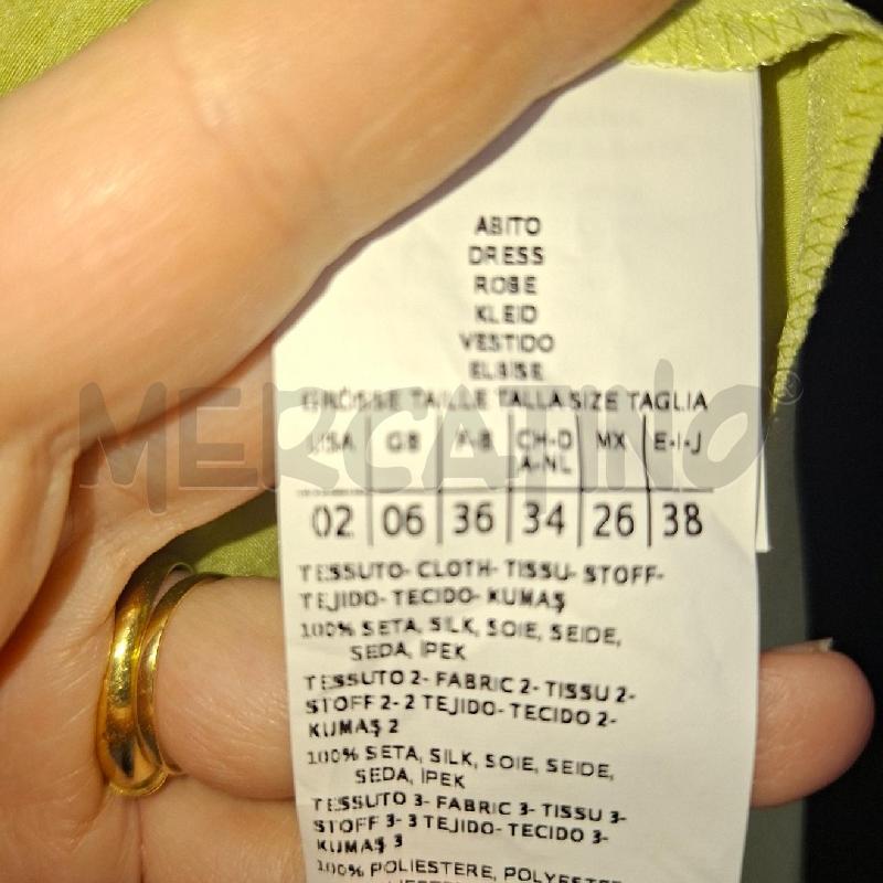 ABITO DONNA MAX & CO GIALLO LIME | Mercatino dell'Usato Arcore 3