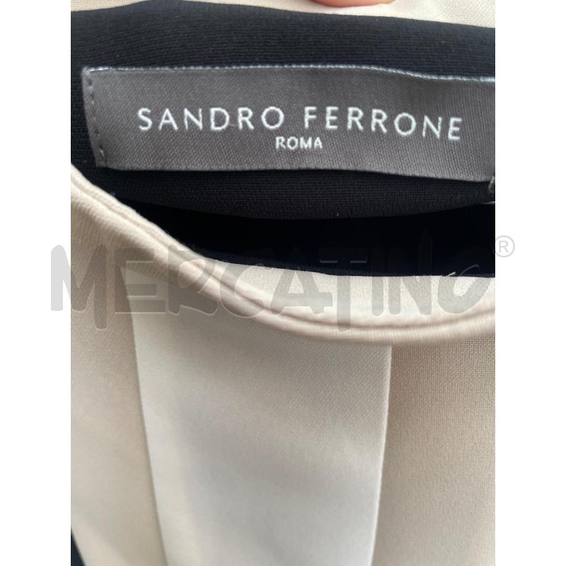 ABITO DONNA SANDRO FERRONE NERO E BEIGE | Mercatino dell'Usato Arcore 3