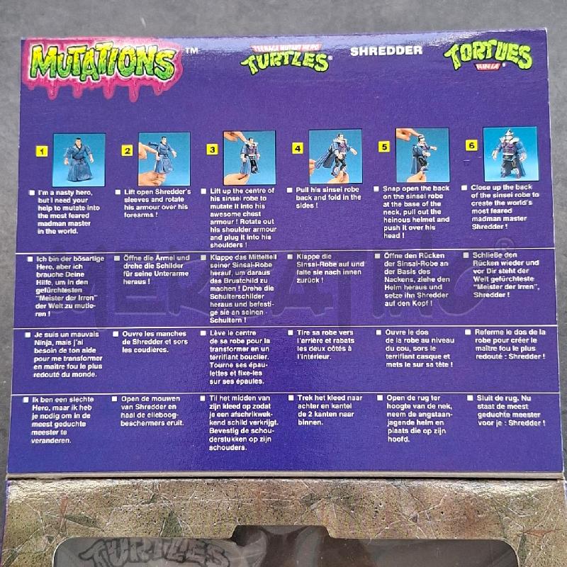 ACTION FIGURE SHREDDER TURTLES TORTUES | Mercatino dell'Usato Arcore 3