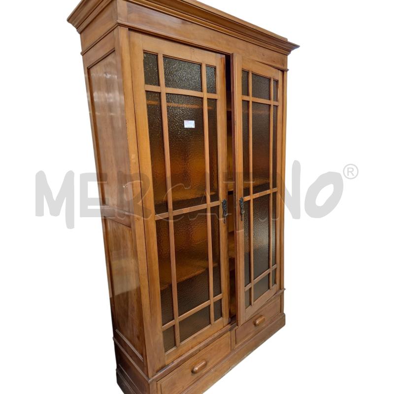 ARMADIO 2 ANTE LEGNO E VETRO | Mercatino dell'Usato Arcore 1