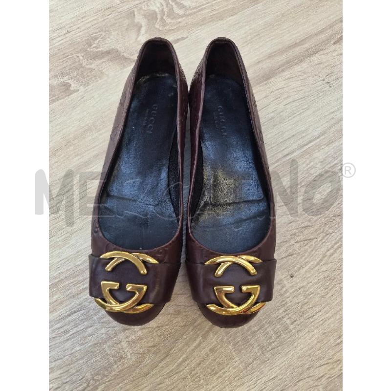 BALLERINA MARRONE GUCCI MONOGRAM TG 35 | Mercatino dell'Usato Arcore 3