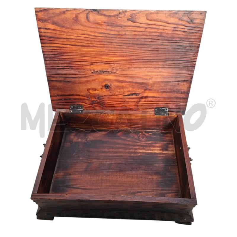 BAULETTO IN LEGNO DISEGNO MOSCHETTIERI  | Mercatino dell'Usato Arcore 2