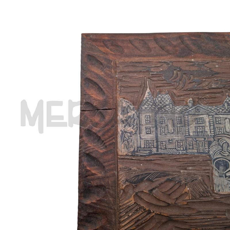 BAULETTO IN LEGNO DISEGNO MOSCHETTIERI  | Mercatino dell'Usato Arcore 3
