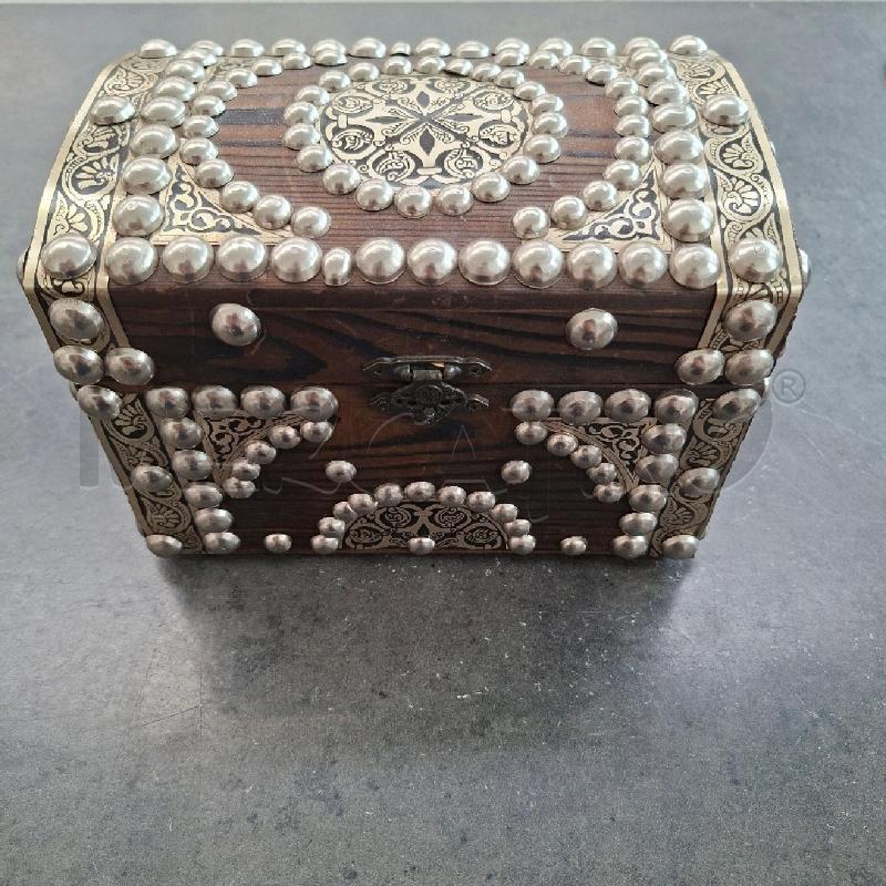 BAULETTO LEGNO VINTAGE BORCHIE  | Mercatino dell'Usato Arcore 1