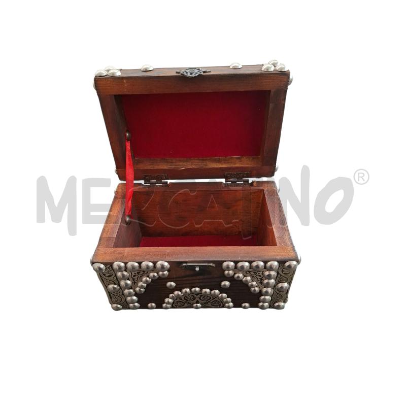 BAULETTO LEGNO VINTAGE BORCHIE  | Mercatino dell'Usato Arcore 3