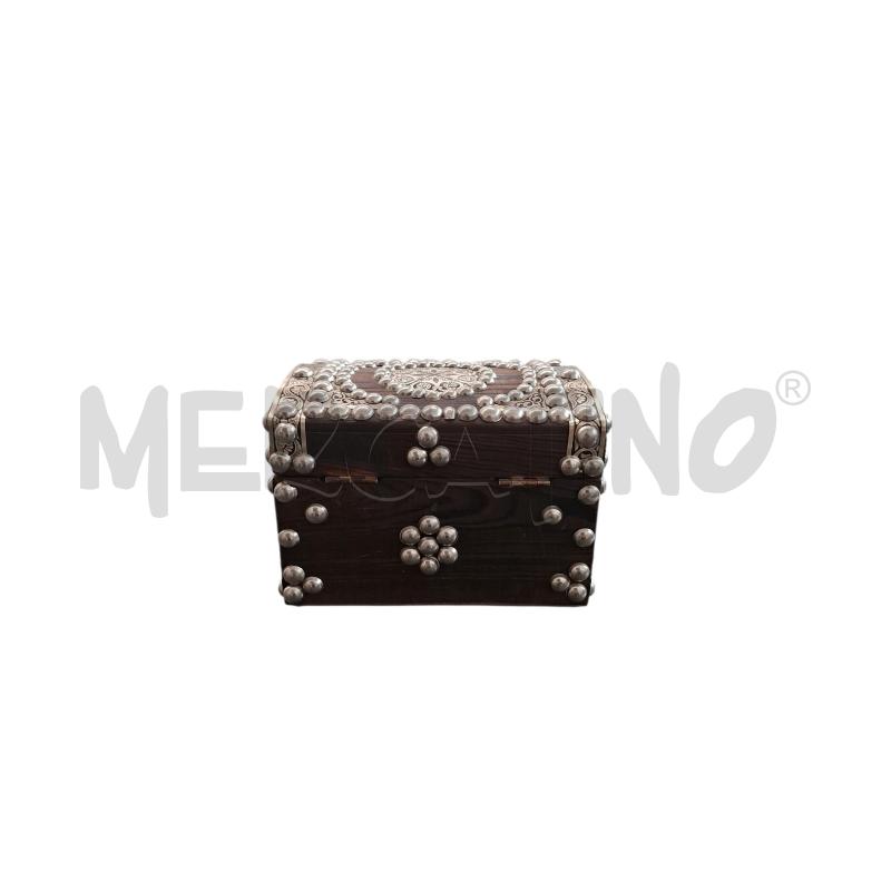 BAULETTO LEGNO VINTAGE BORCHIE  | Mercatino dell'Usato Arcore 4