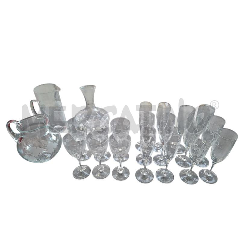 BICCHIERI PZ. 6+6+6 VARISCO + CARAFFA BROCCA DECANTER | Mercatino dell'Usato Arcore 1