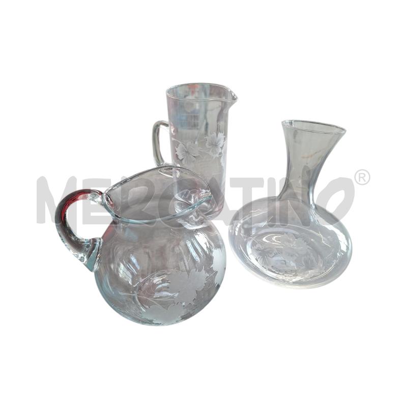 BICCHIERI PZ. 6+6+6 VARISCO + CARAFFA BROCCA DECANTER | Mercatino dell'Usato Arcore 4