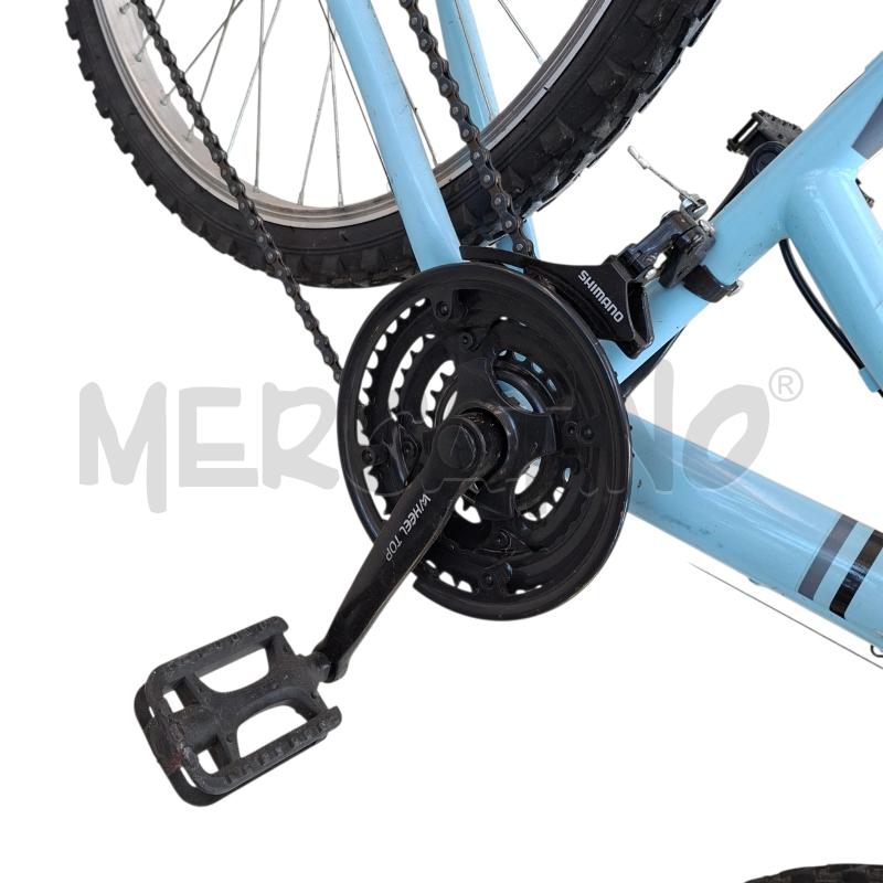 BICICLETTA DF BIKE CITY LIFE AZZURRA | Mercatino dell'Usato Arcore 4