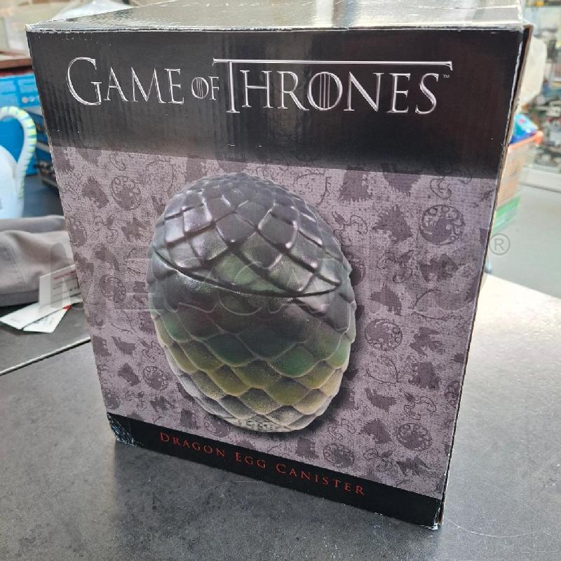 BISCOTTIERA DRAGON EGG CANISTER GAME OF THRONES VERDE | Mercatino dell'Usato Arcore 1