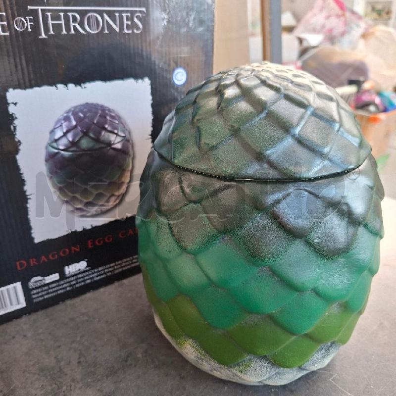 BISCOTTIERA DRAGON EGG CANISTER GAME OF THRONES VERDE | Mercatino dell'Usato Arcore 3