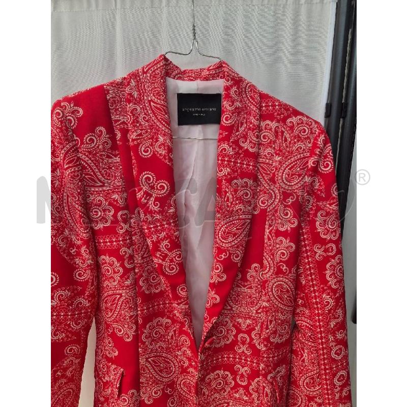 BLAZER DONNA ANGELA MELEMILANO ROSSA FANTASIA TG M | Mercatino dell'Usato Arcore 2