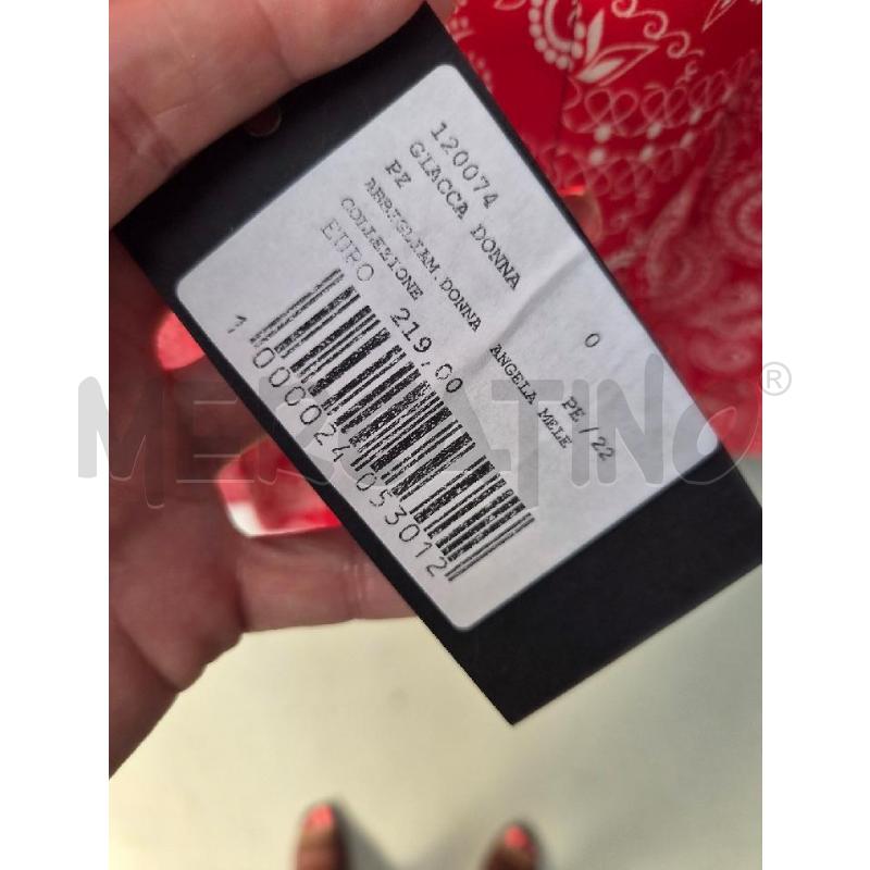 BLAZER DONNA ANGELA MELEMILANO ROSSA FANTASIA TG M | Mercatino dell'Usato Arcore 4