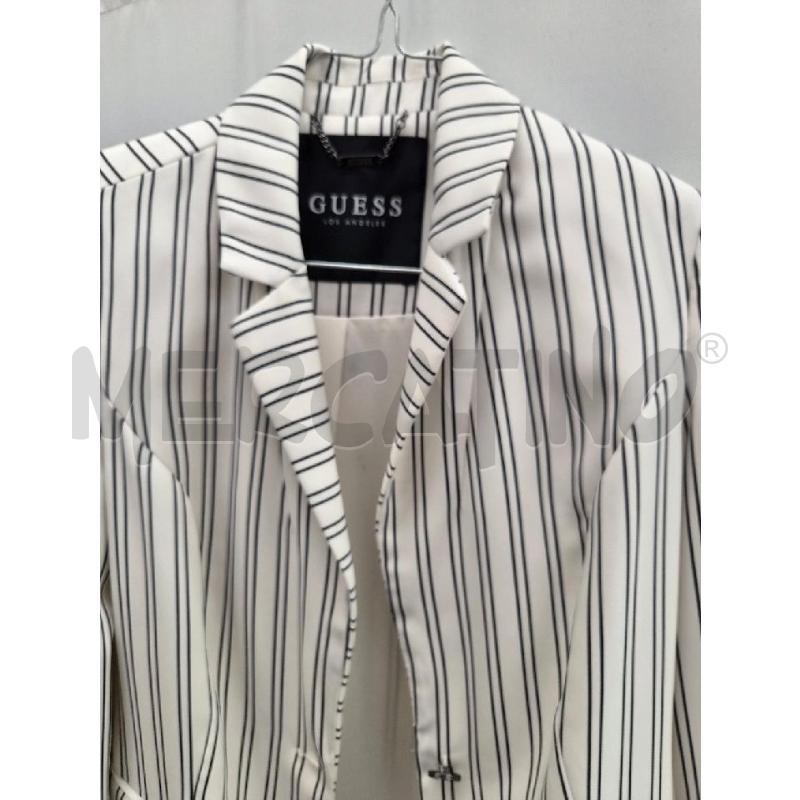 BLAZER DONNA BIANCO E NERO RIGHE GUESS | Mercatino dell'Usato Arcore 2