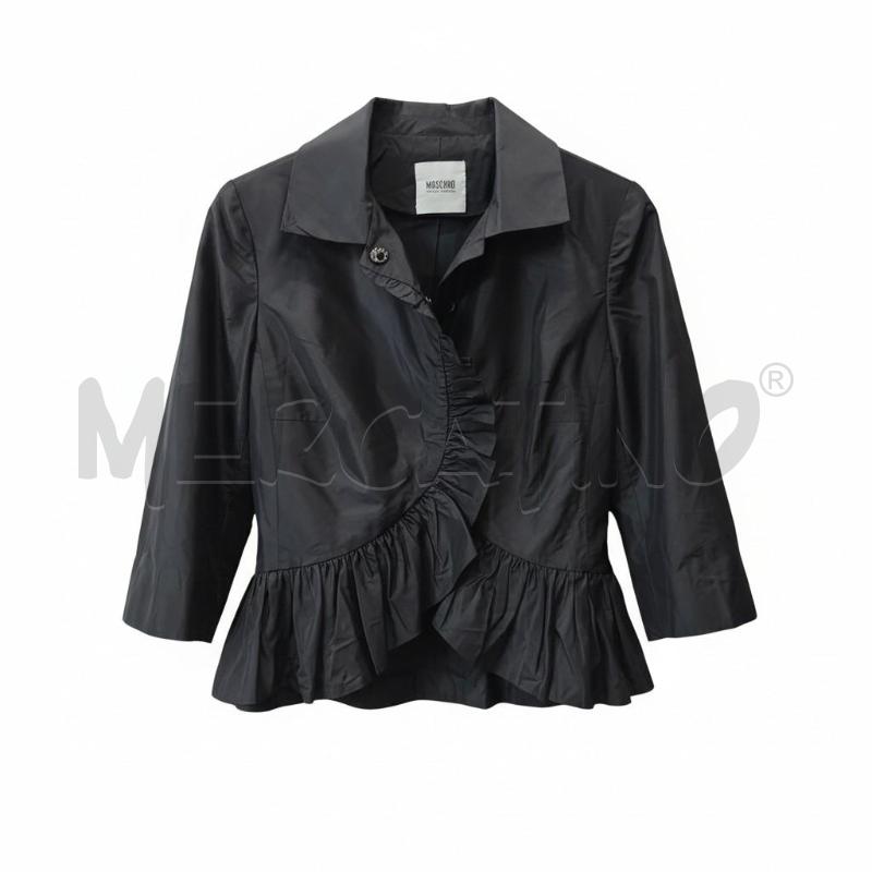 BLAZER DONNA MOSCHINO SETA NERO | Mercatino dell'Usato Arcore 1