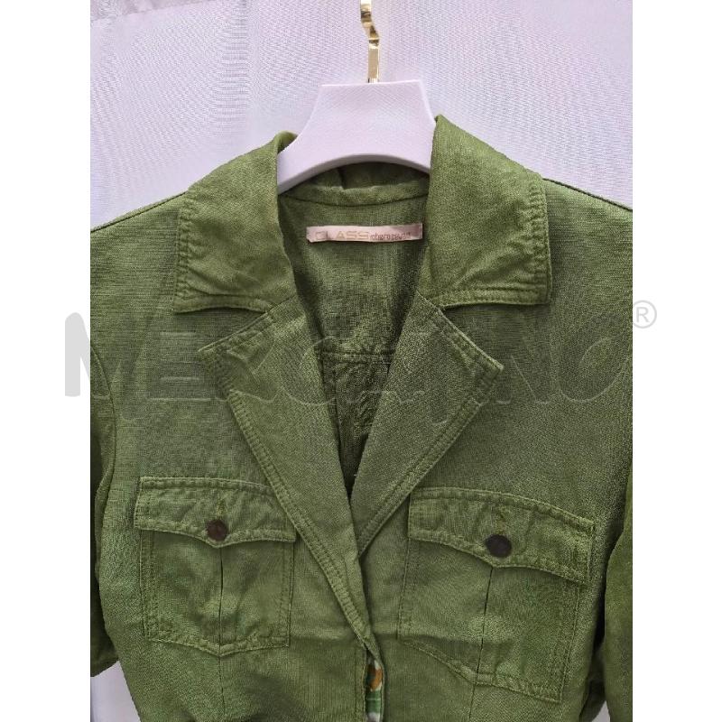 BLAZER DONNA ROBERTO CAVALLI CLASS VERDE LINO TG 42 | Mercatino dell'Usato Arcore 2