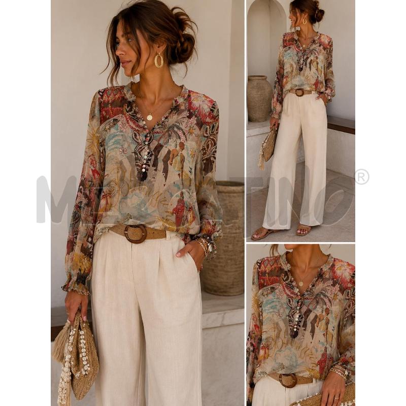 BLUSA DONNA BLUMARINE TG 40 FANTASIA  | Mercatino dell'Usato Arcore 1