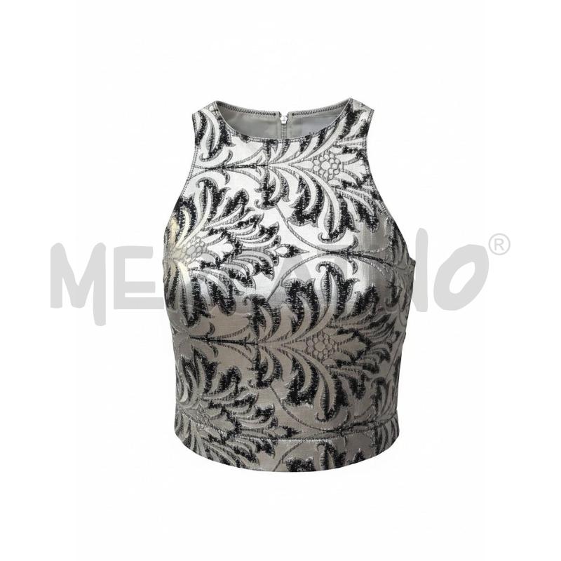 BLUSA DONNA LILLY ALLEN ARGENTATA TG L ELEGANTE  | Mercatino dell'Usato Arcore 1