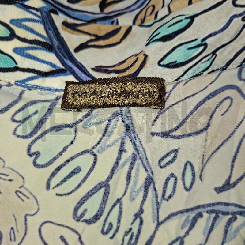 BLUSA DONNA MALIPARMI CELESTE MOTIVO FIORI TG 42 | Mercatino dell'Usato Arcore 3