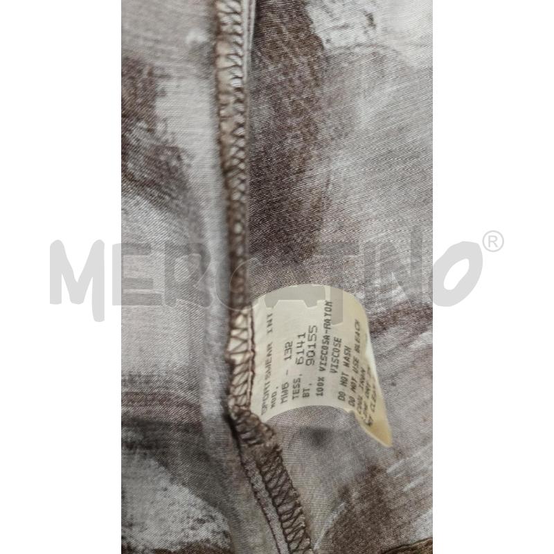 BLUSA DONNA MOSCHINO JEANS FANTASIA MARRONE | Mercatino dell'Usato Arcore 4
