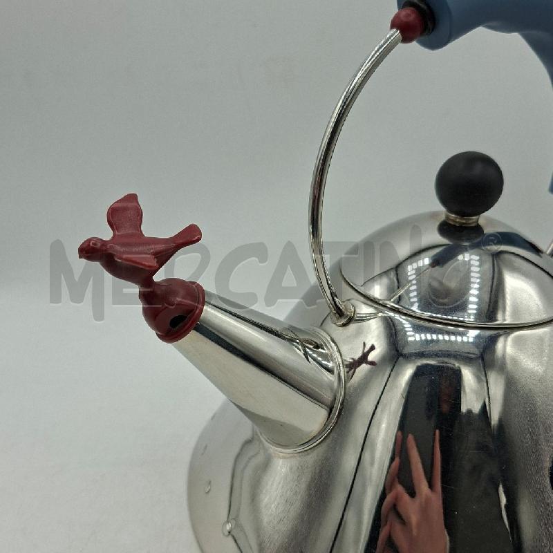 BOLLITORE ALESSI TAPPINO PASSERTTO ROSSO  | Mercatino dell'Usato Arcore 2
